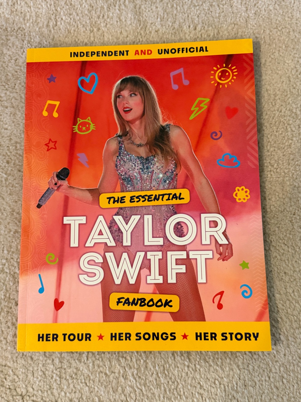 Taylor Swift The Essential Fanbook - Pink Sequin Stage Dress Design